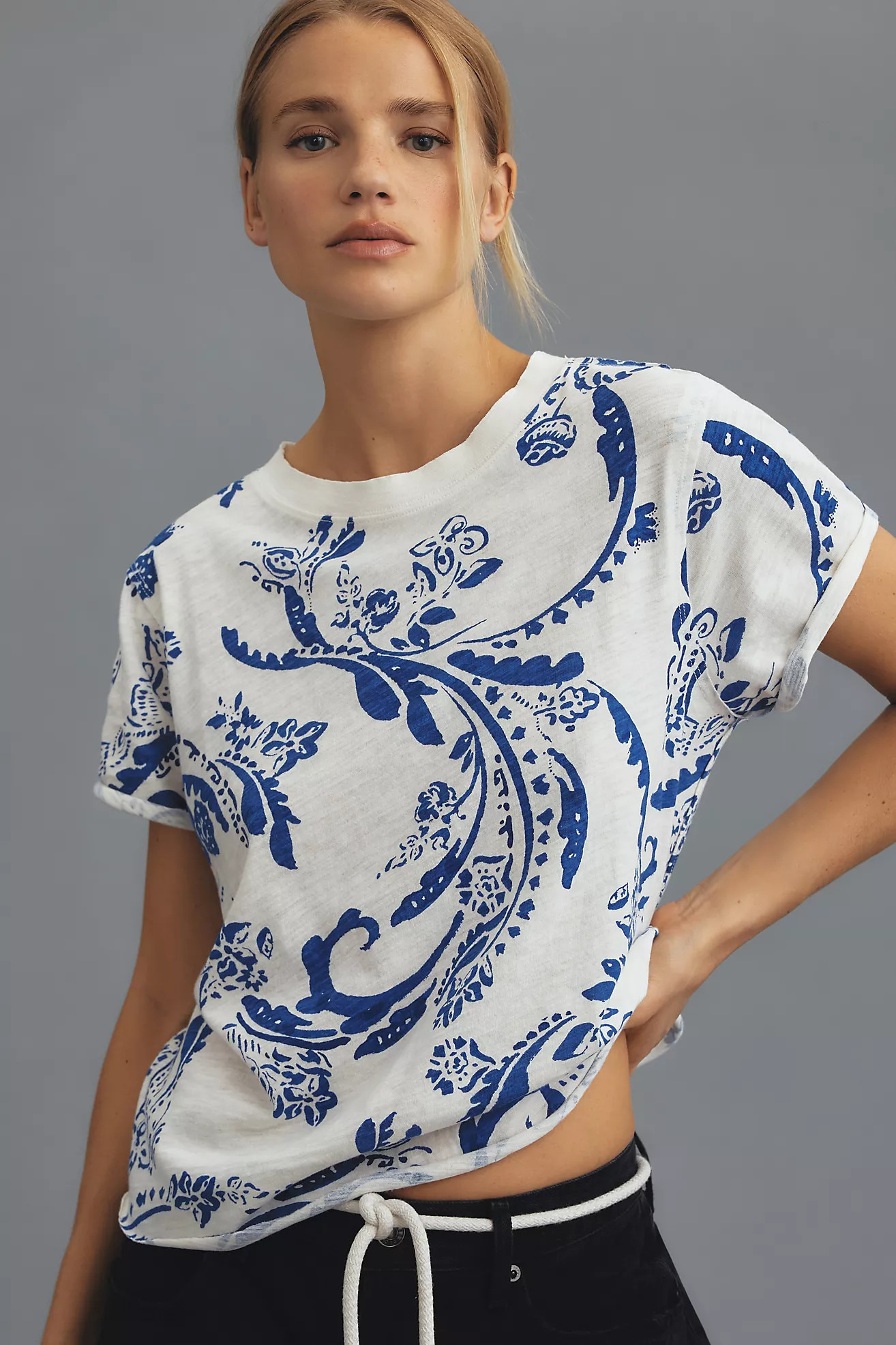 Maeve Boxy Tee | Anthropologie (US)