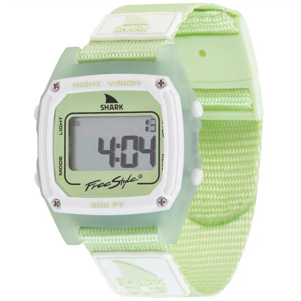 Freestyle Watch Shark Clip Lime | Hansen Surfboards