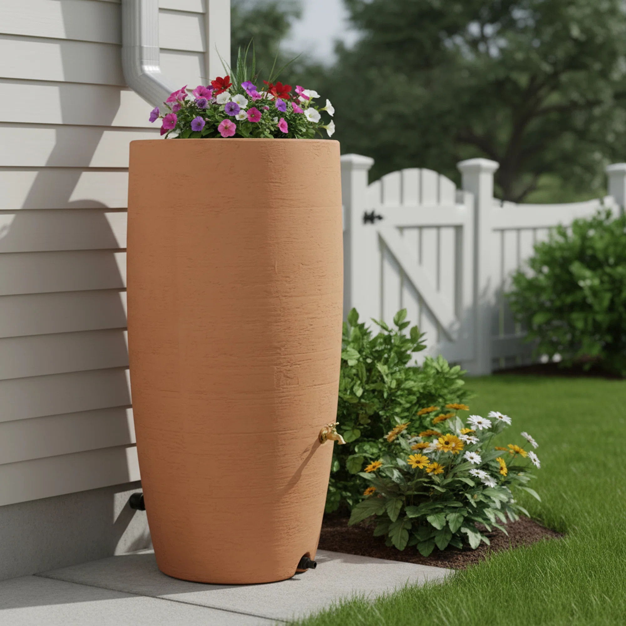 Athena Plastic Rain Water Collection Drum Barrel | Wayfair North America