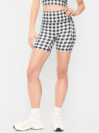 Extra-High Waisted PowerSoft Boundless Pocket Biker Shorts-- 6-inch inseam - No Front Seam | Old Navy (CA)