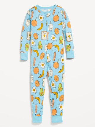 Unisex Snug-Fit 2-Way-Zip Printed Pajama One-Piece for Toddler & Baby | Old Navy | Old Navy (US)