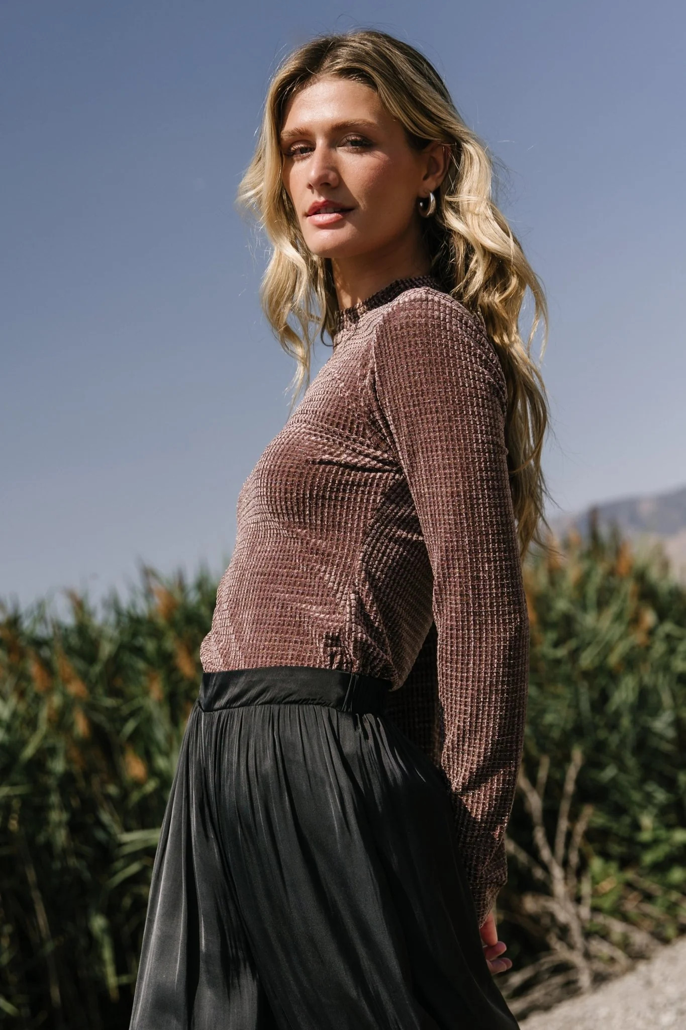 Joss Velvet Top | Dusty Clove | Baltic Born