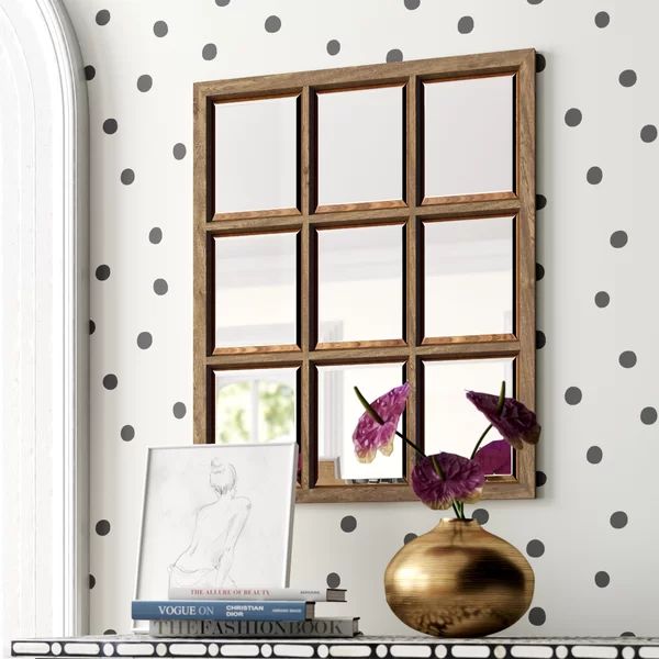 Busby Rectangle Solid Wood Wall Mirror | Wayfair North America