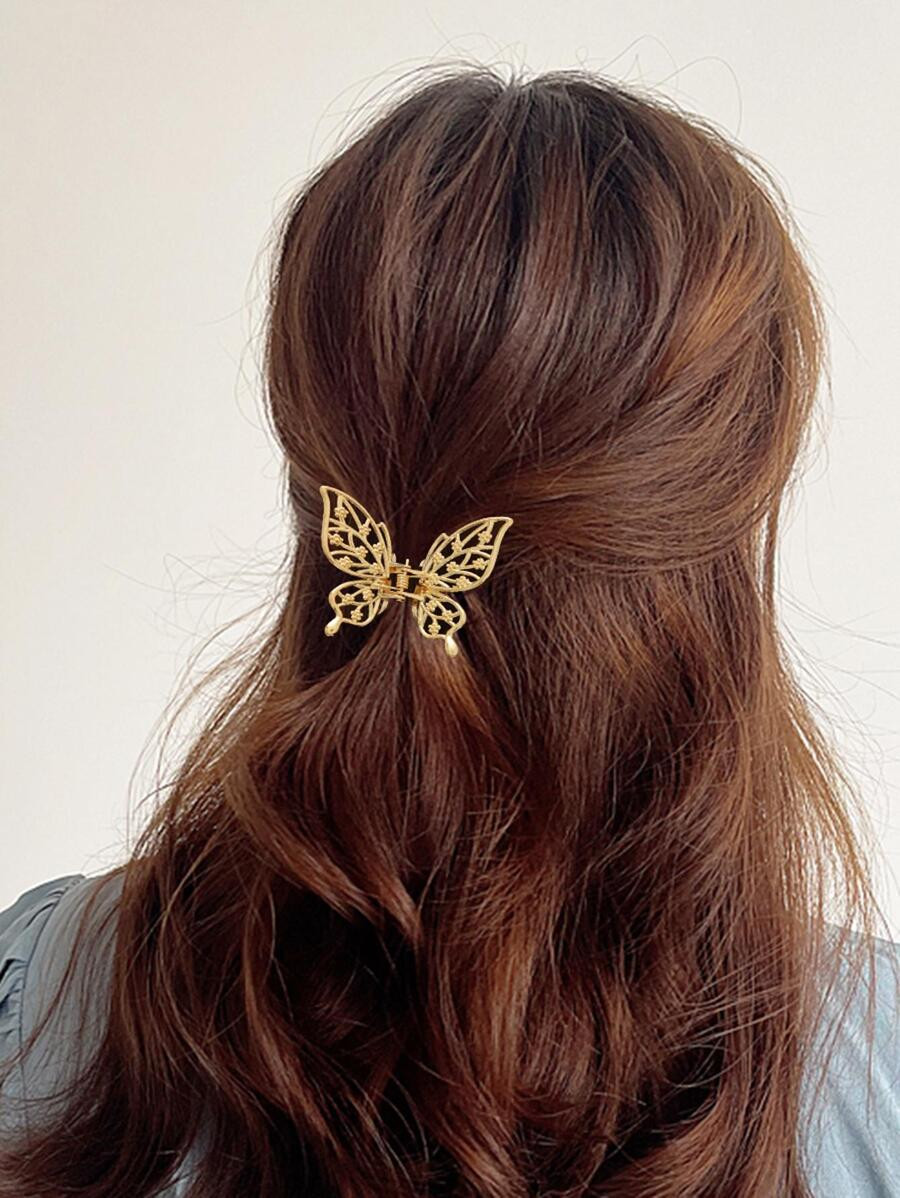 Butterfly Design Hair Claw Cute | SHEIN