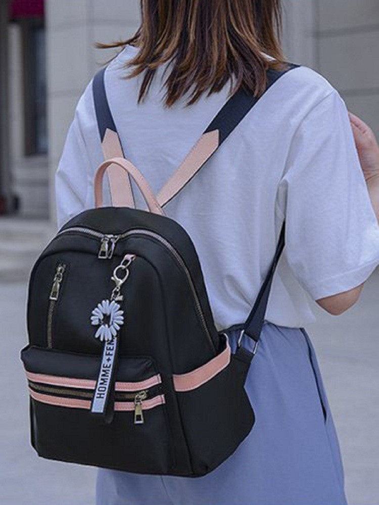 Vendedor Indicado  
      HZ Mochila Feminina Casual Impermeável De Nylon  mochila escolar com o... | SHEIN