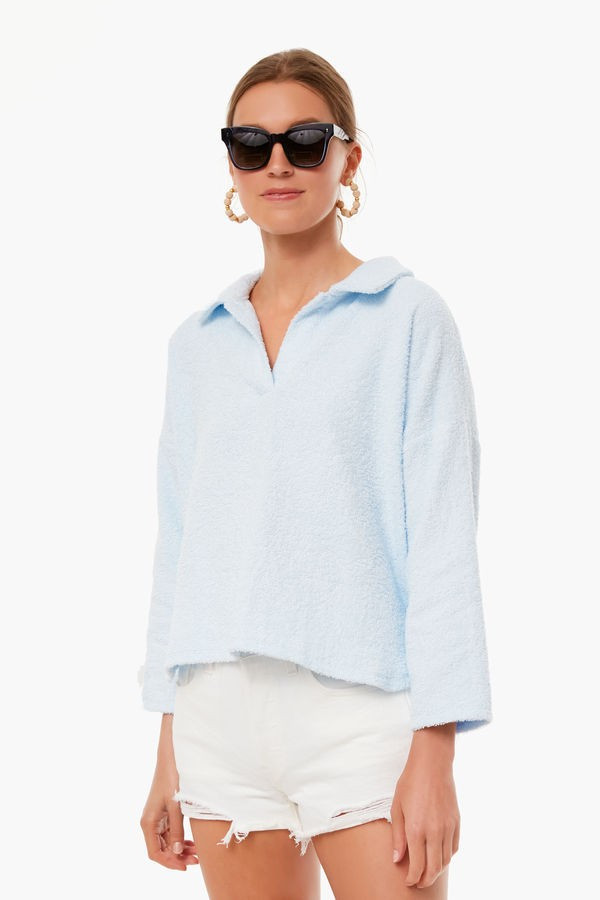 Blue Polo Terry Pullover | Tuckernuck (US)