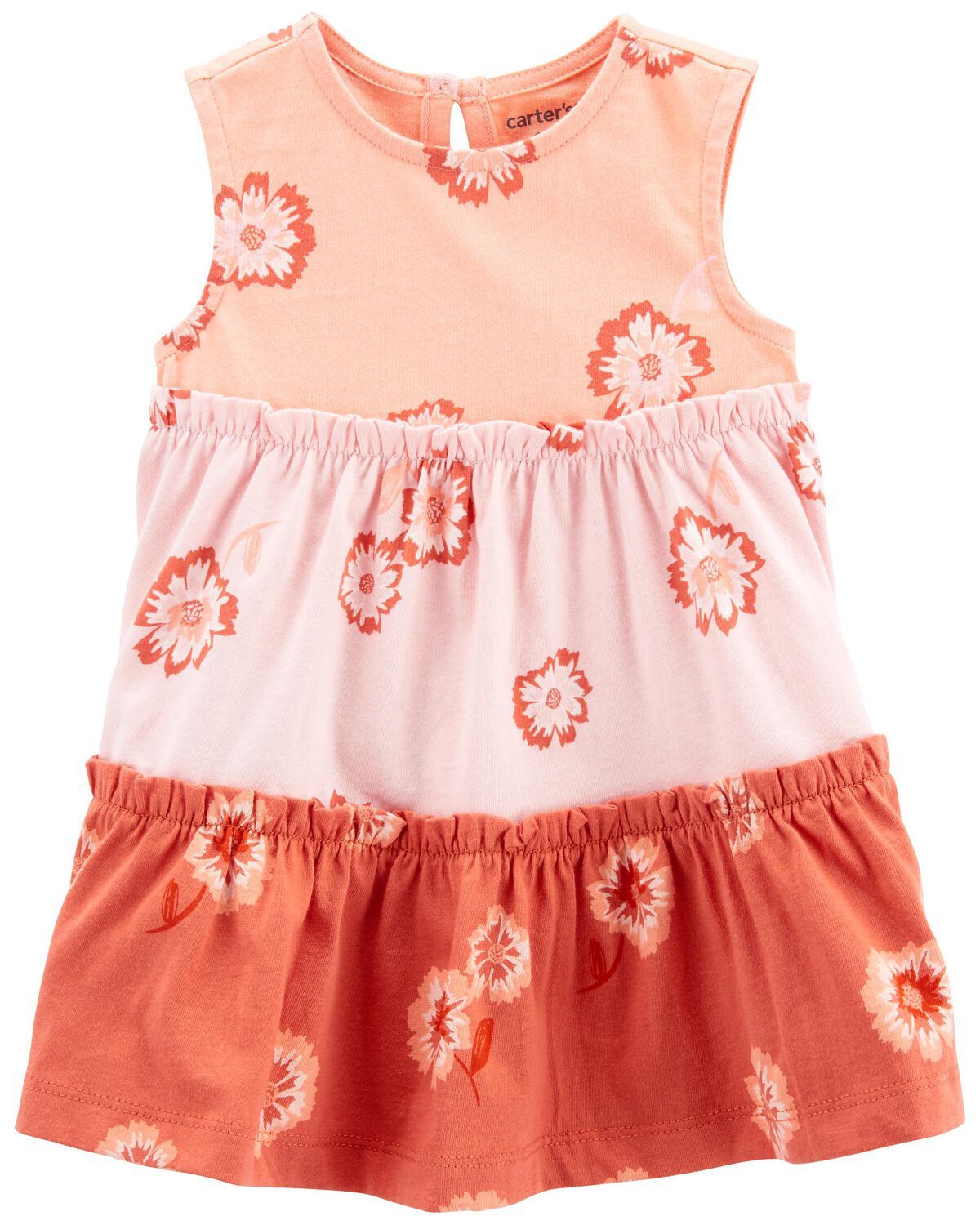 Multi Baby Floral Tiered Tank Dress | carters.com | Carter's