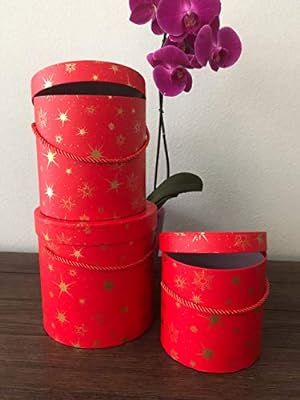[USA-SALES] Premium Quality Round Flower Box, Gift Boxes for Luxury Flower and Gift Arrangements,... | Amazon (US)