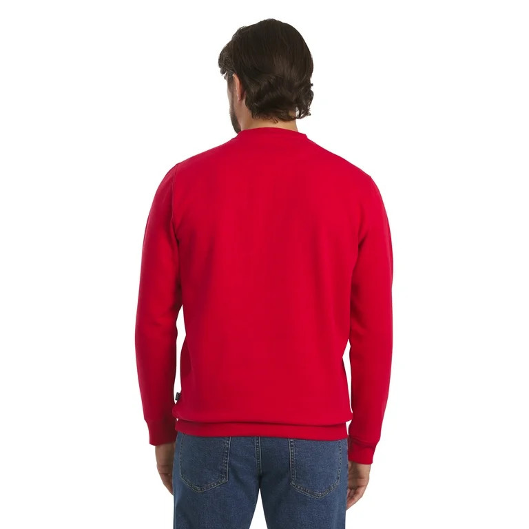 Chaps Sudadera de Cuello Redondo de Forro Polar para Uso Diario para Hombres y Hombres Grandes Ta... | Walmart (US)