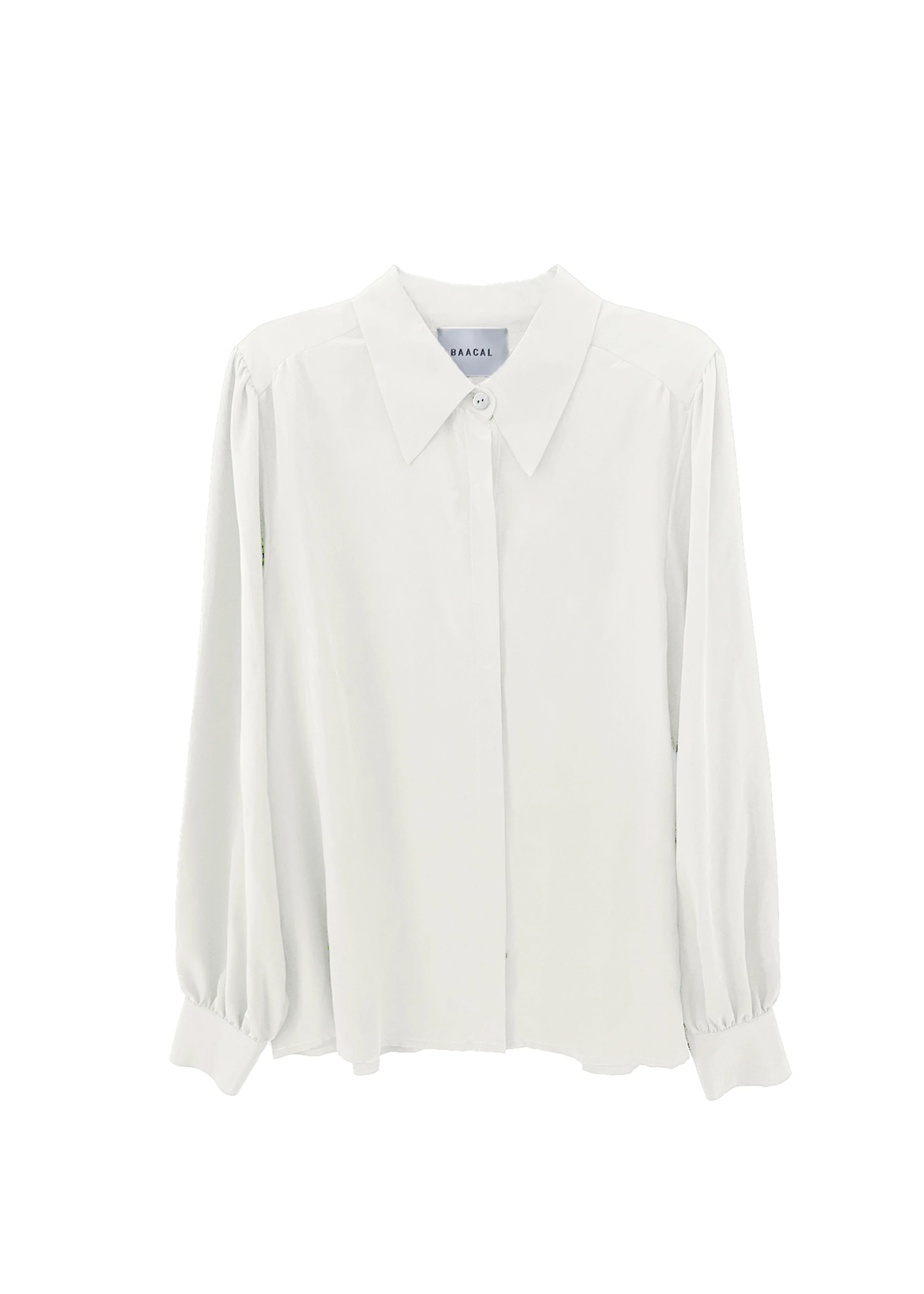 Sigourney Blouse - Ivory Silk | BAACAL Limited, LLC