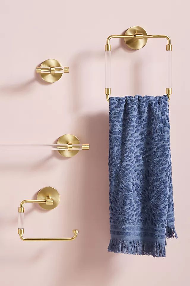 Mikayla Lucite Towel Bar | Anthropologie (US)