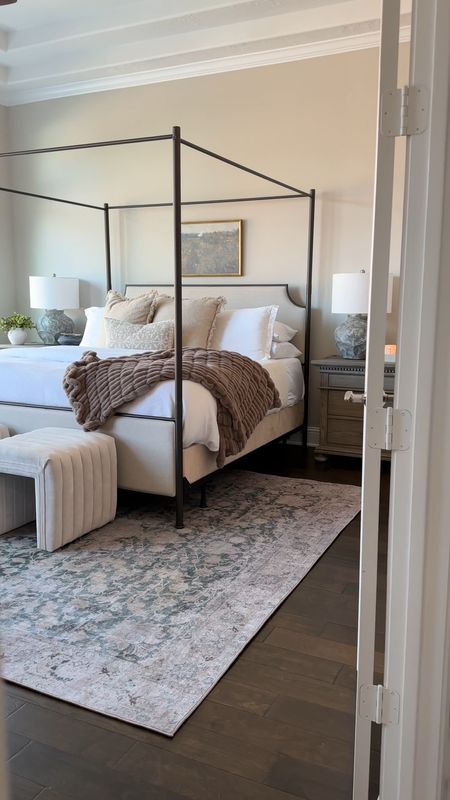  Ew rug day with LOLOI rugs!! The easiest way to refresh a space is a new rug! I linked my SIN-01 Pebble/Taupe rug from the Sinclair Collection at LOLOI. I linked the rest of the primary bedroom here.

#LTKstyletip #LTKhome #LTKFind
