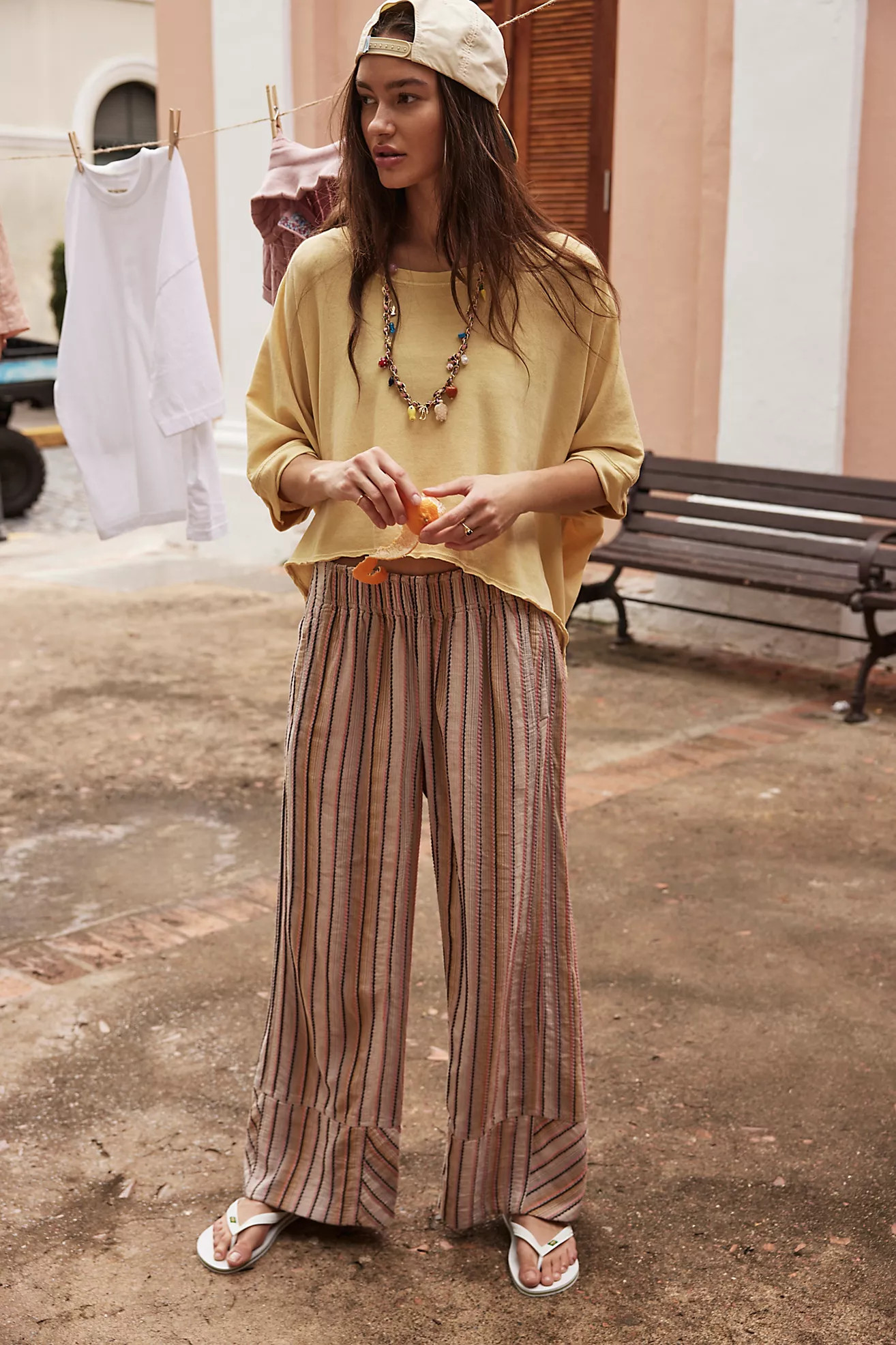 Day's End Stripe Pants | Free People (Global - UK&FR Excluded)