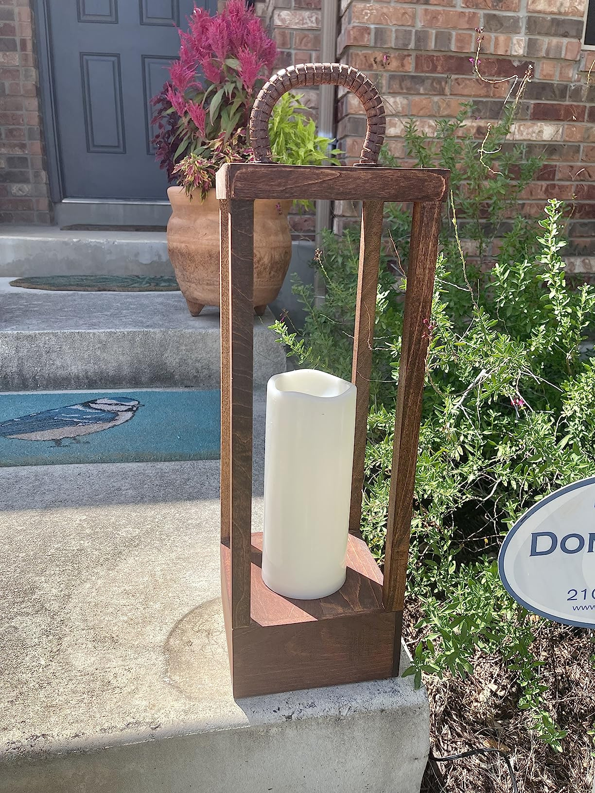 Homemory 10" x 4" Large Waterproof Outdoor Flameless Candles with Remote Control and Timer, Batte... | Amazon (US)