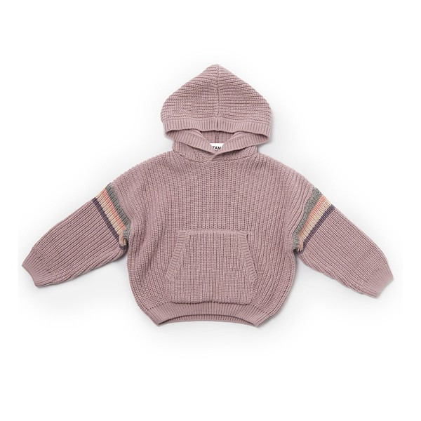 7AM Pullover Sweater Hooded Chunky Baby 18/24 mo. Ash Rose | Scheels
