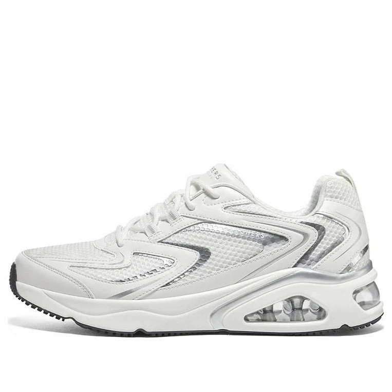 Skechers Tres-Air Vision Airy 'White Silver' 183075-WHT | KICKS CREW
