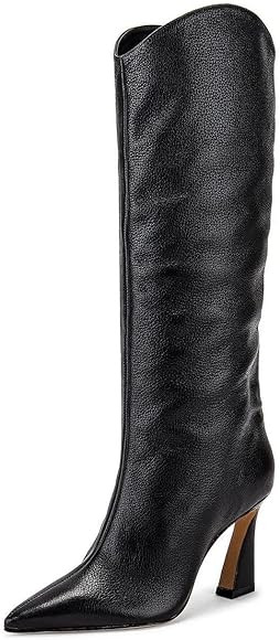 Schutz Maryana Leather Pointed Boot | Amazon (US)