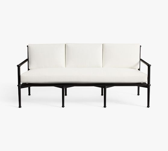 Ellis Metal Outdoor Sofa (76") | Pottery Barn (US)