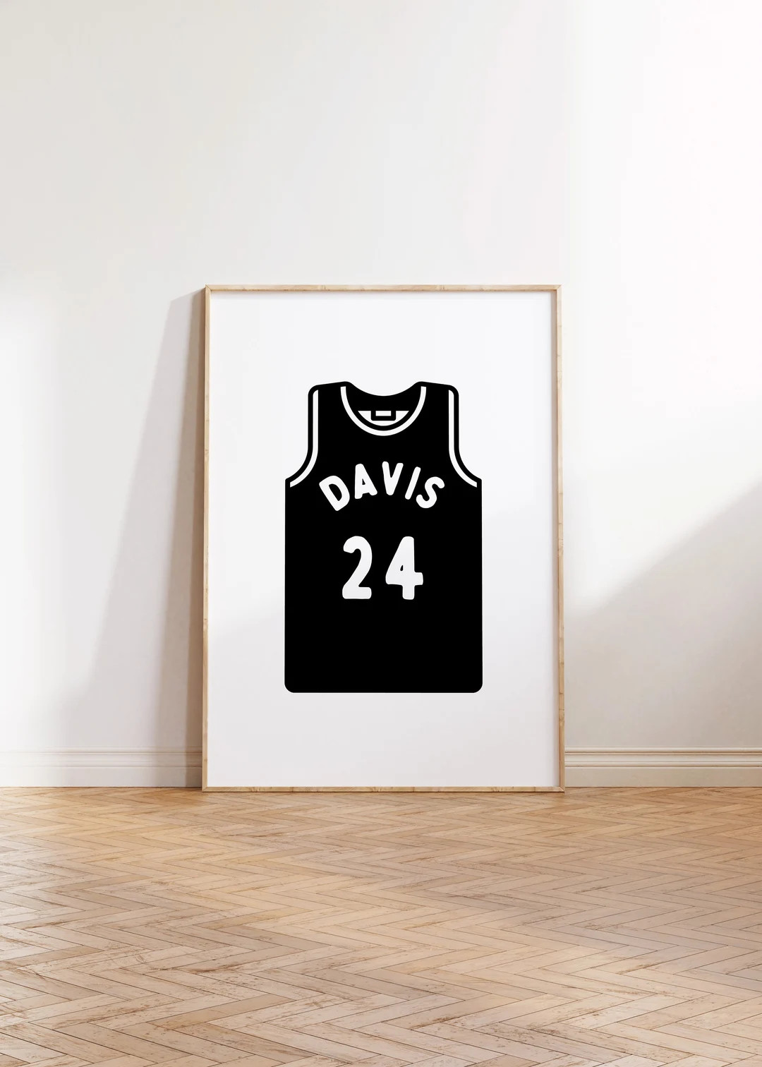 Personalized Name Basketball Jersey Downloadable Print, Name Decor, Kids Room, Neutral Sport Wall... | Etsy (US)