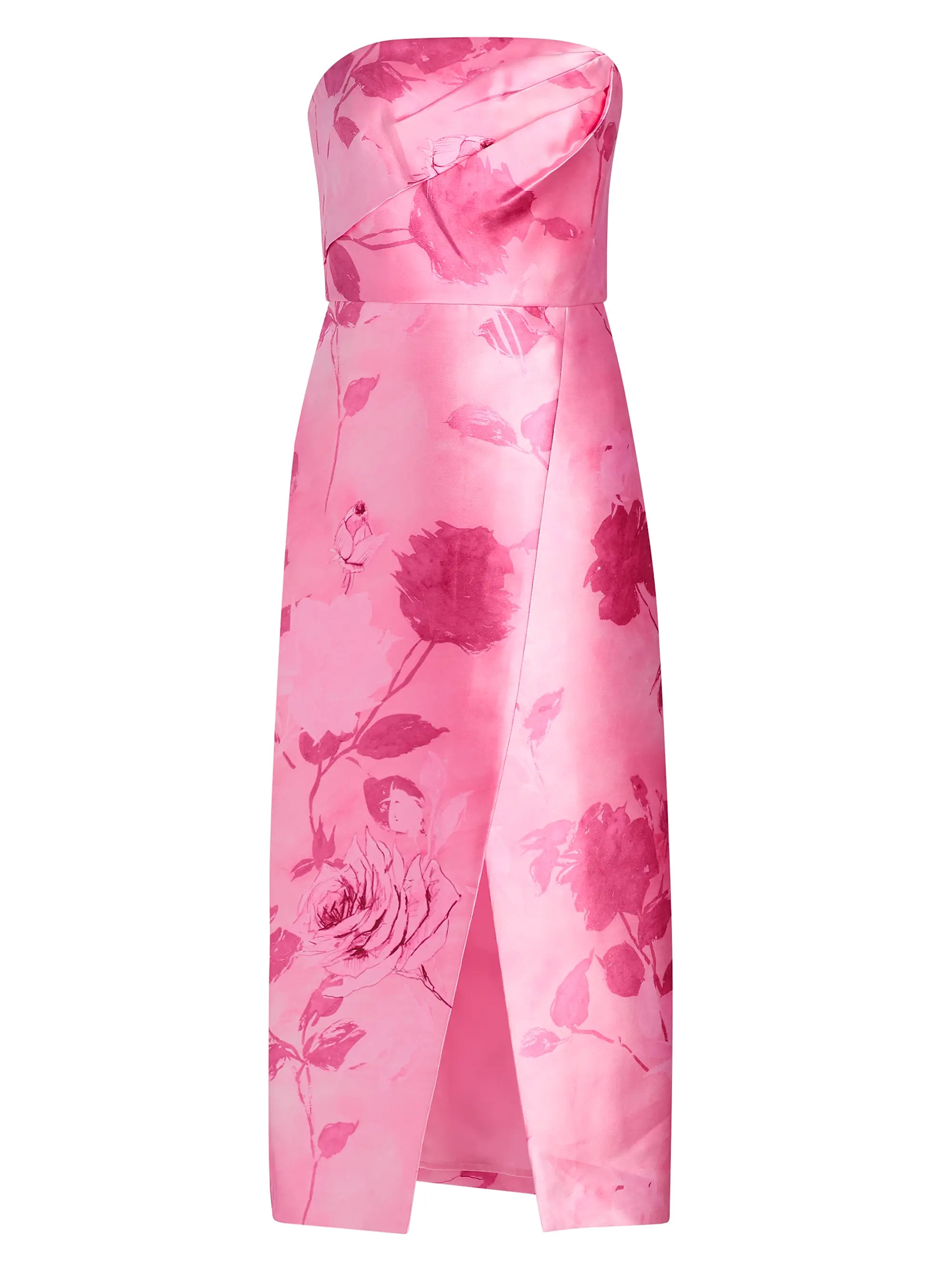 Addison Tea-Length Strapless Cocktail Dress | Saks Fifth Avenue