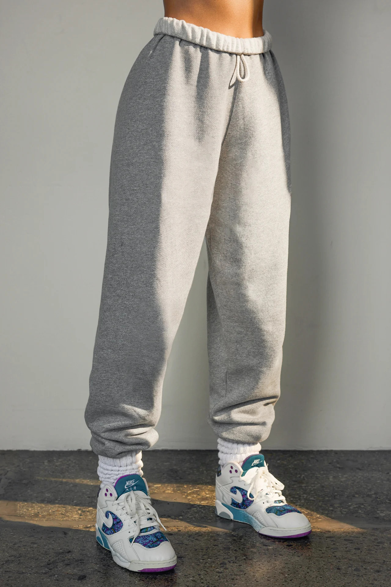 Oversized Jogger - Classic Grey French Terry | Joah Brown