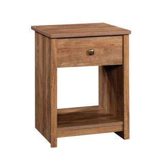 SAUDER River Ranch 1-Drawer Sindoori Mango Nightstand 23.898 in. H x 18.268 in. W x 16.339 in. D ... | The Home Depot