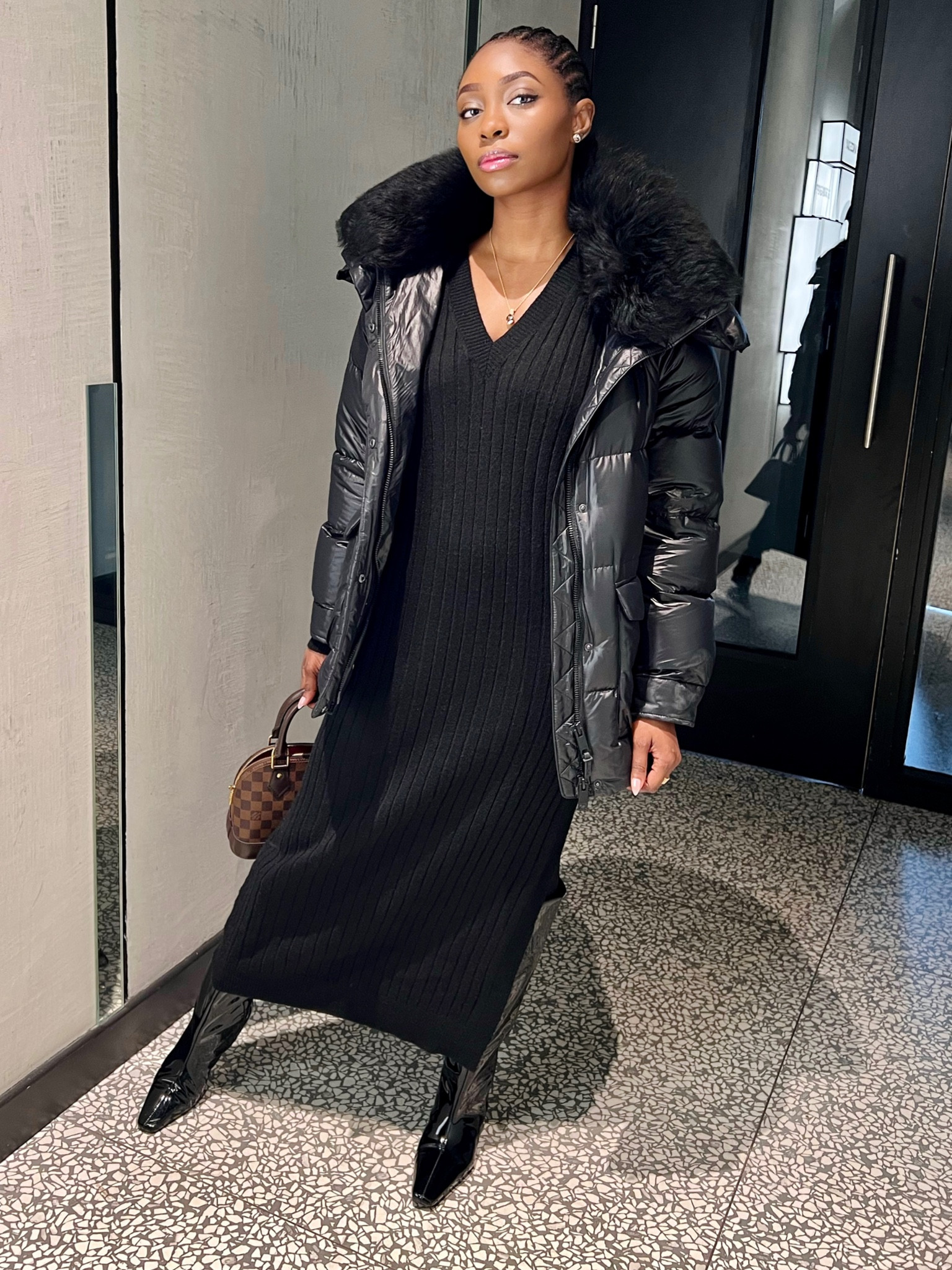 Black Maxi Knit Dress and Puffer Jacket. 

#Massimodutti #LV #Asos

#LTKFind #LTKstyletip #LTKeurope