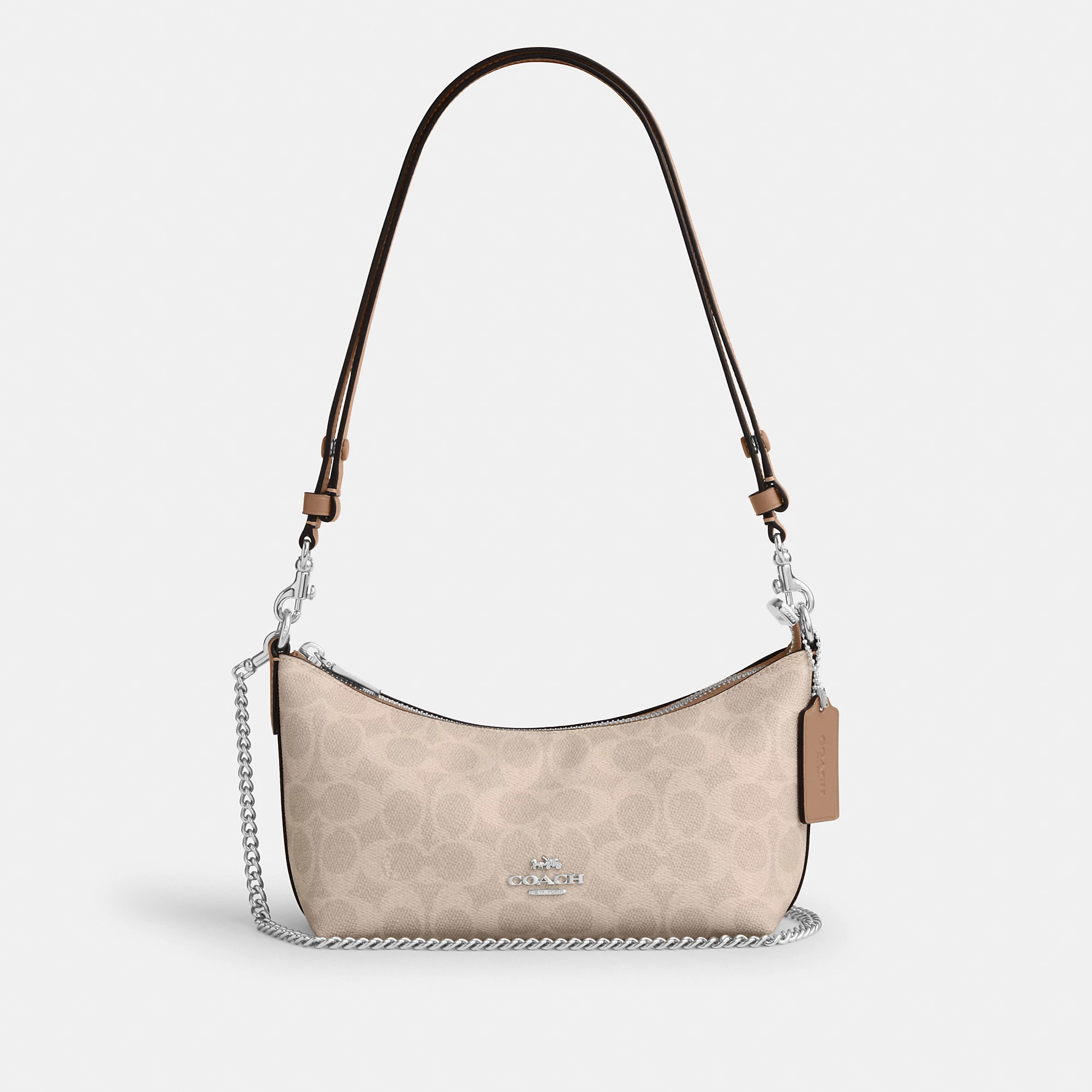 Caitlin Shoulder Bag In Signature Canvas | Coach Outlet US