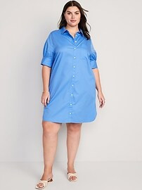 Short-Sleeve Shirt Dress for Women | Old Navy (US)