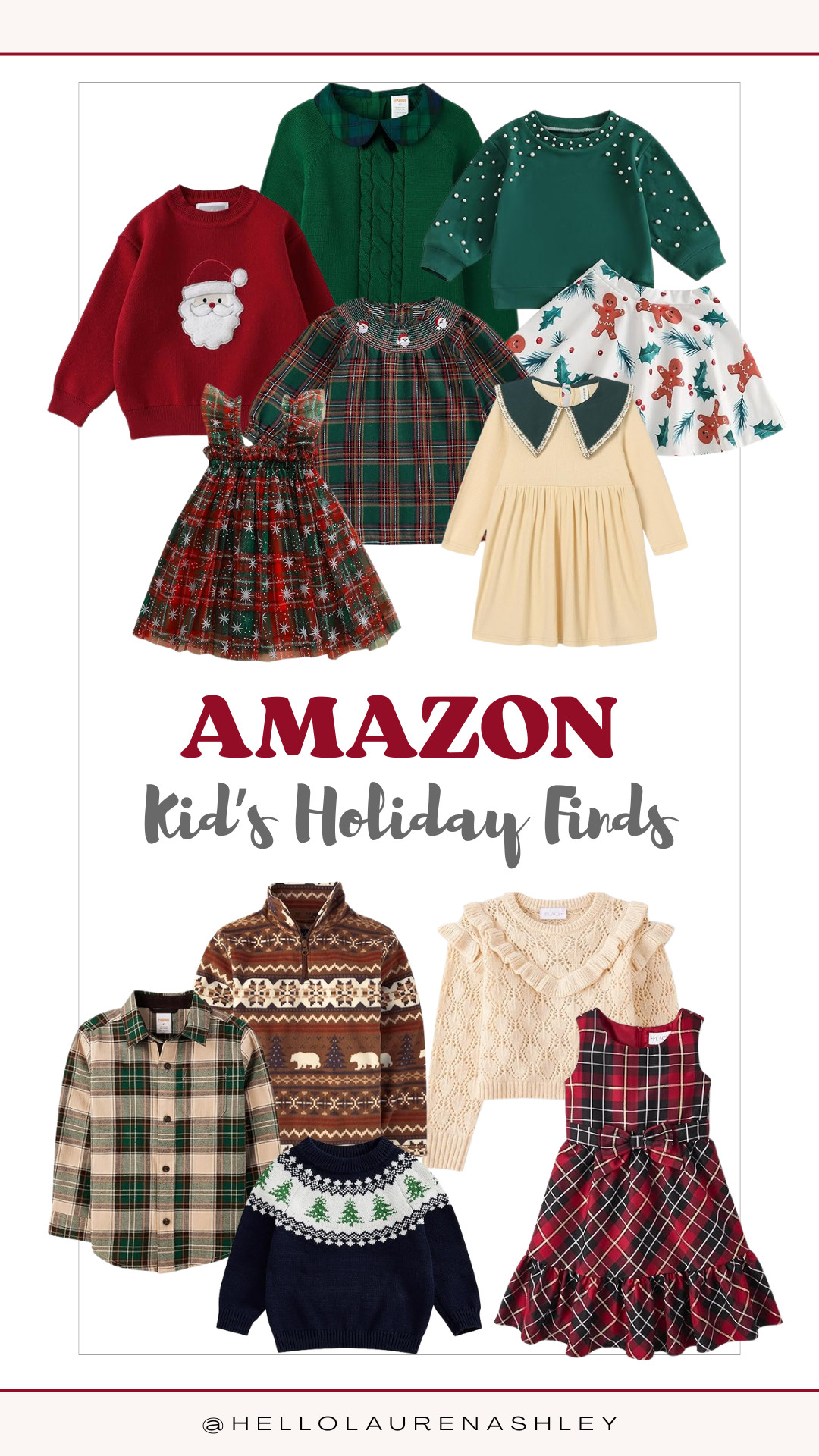 Holiday outfit magic from Amazon! Cozy sweaters, twirly skirts, and adorable patterns perfect for celebrations and family photos. Every piece is a win. 🎄✨ #amazonfinds #kidsholidayoutfits #festivefashion" 

 #LTKGiftGuide #LTKHoliday #LTKKids