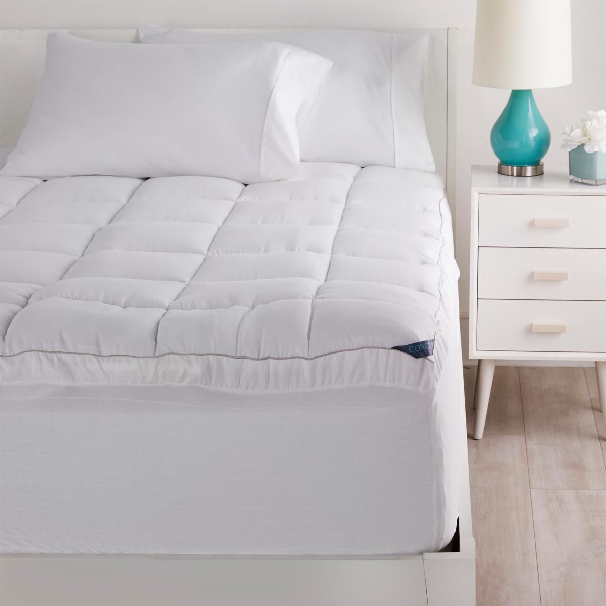 Concierge Collection Coolmax® Comfort with Bedtite™ Mattress Topper - 20347956 | HSN | HSN