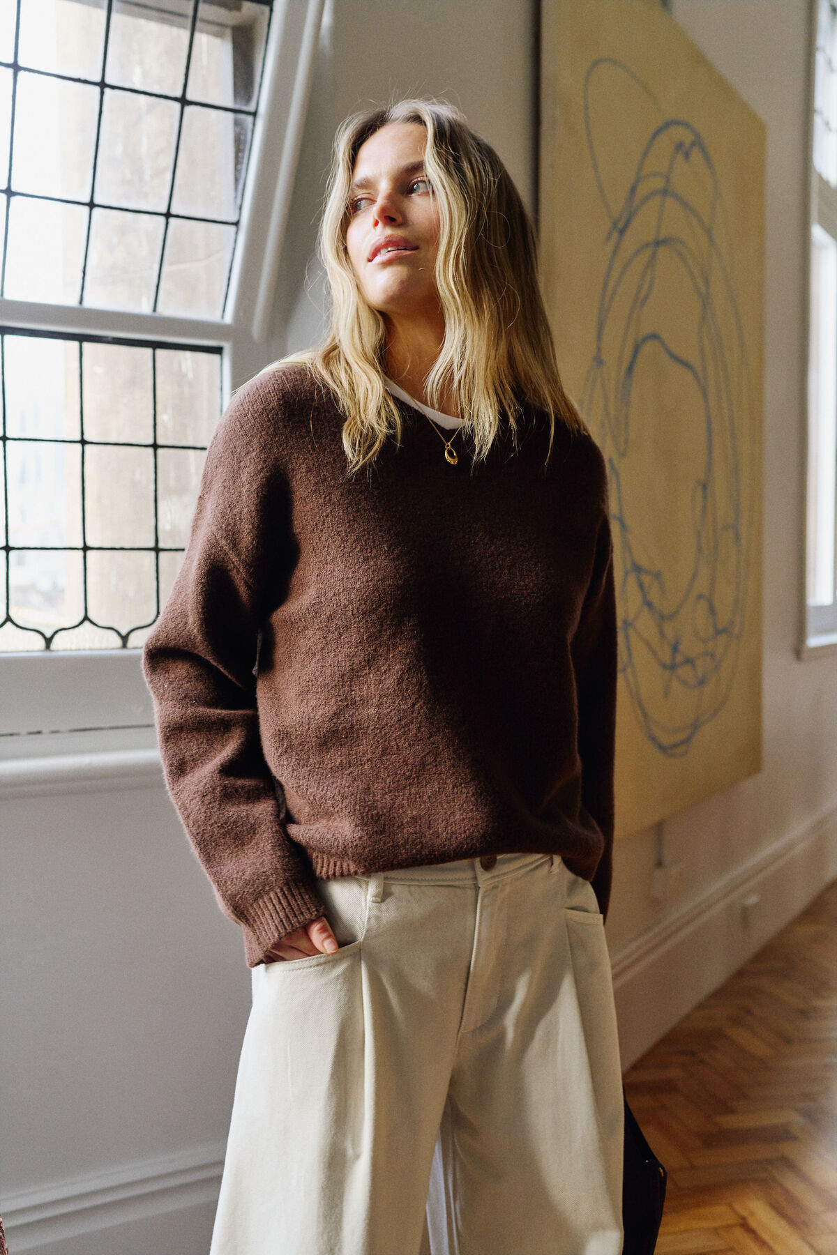 June V Neck Knit Pullover | Ceres Life