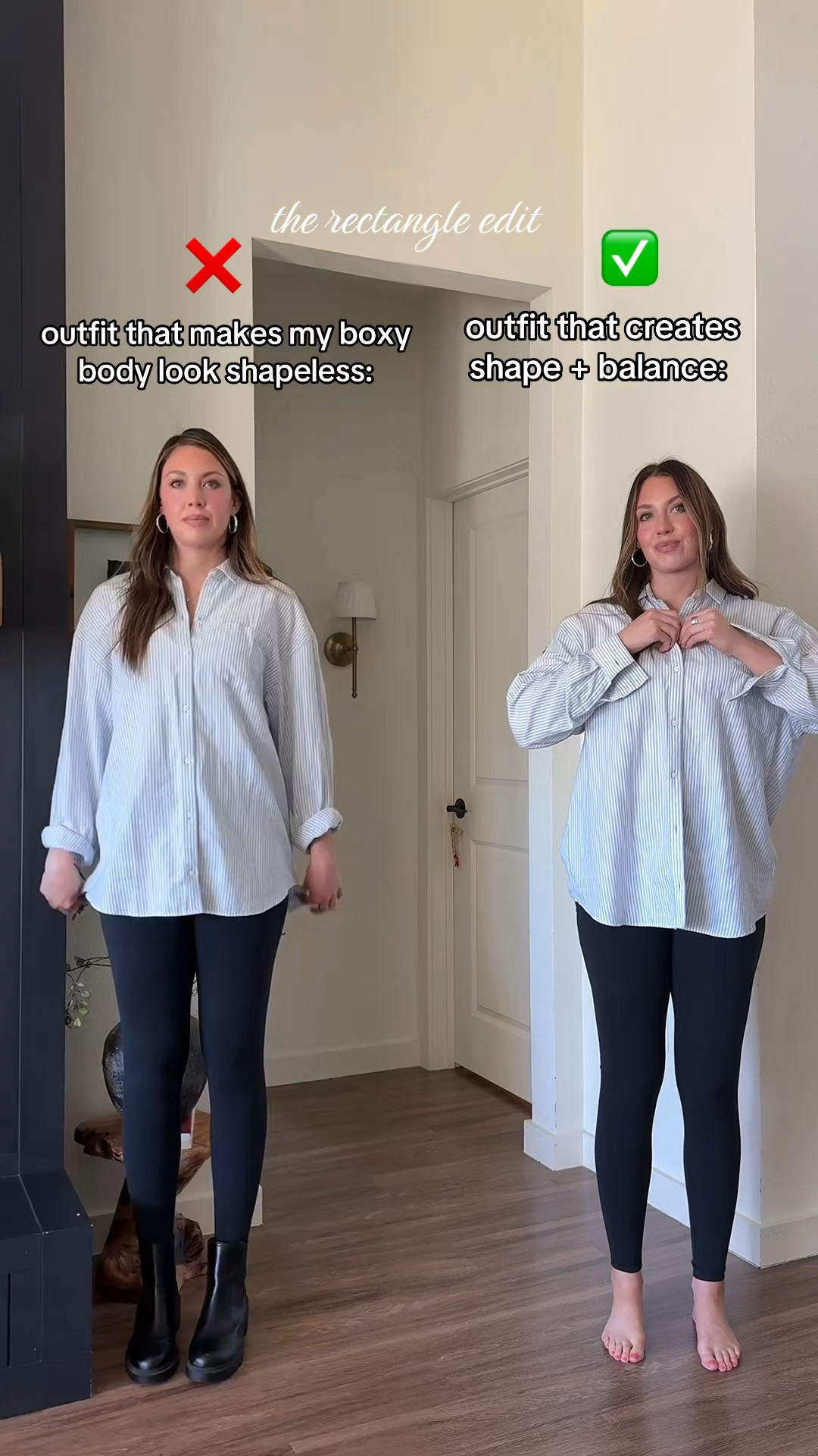 Maybe you don’t need clothes - just new ideas! I’m wearing a small in leggings and medium tall in button down!

#LTKTall #LTKmomlife #LTKootd