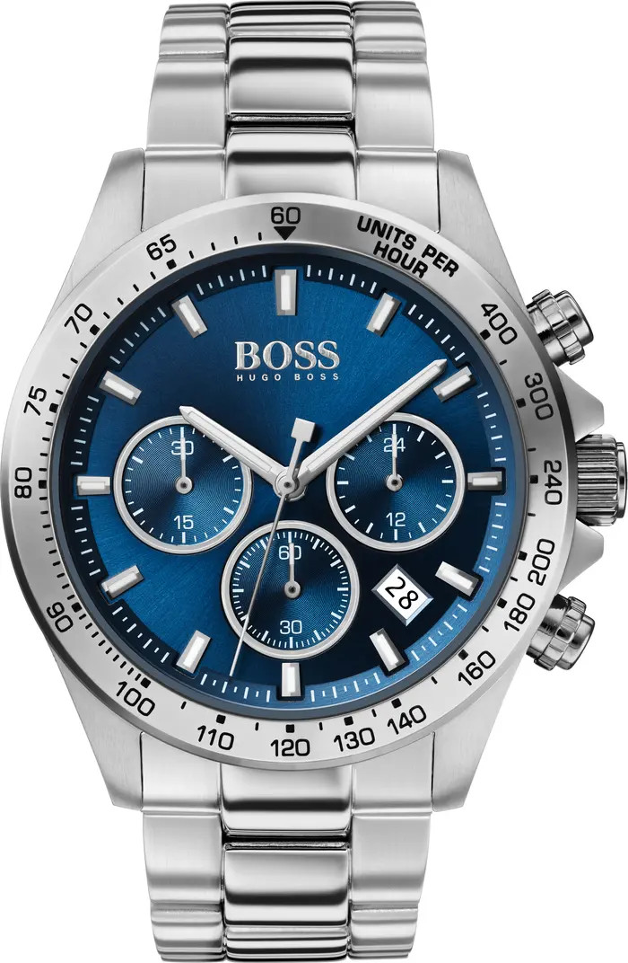 BOSS Hero Chronograph Bracelet Watch, 43mm | Nordstrom | Nordstrom