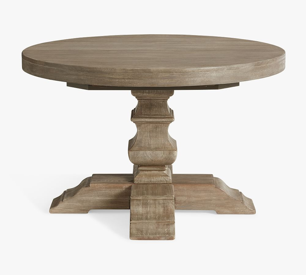 Banks Round Pedestal Extending Dining Table (72" ) | Pottery Barn (US)
