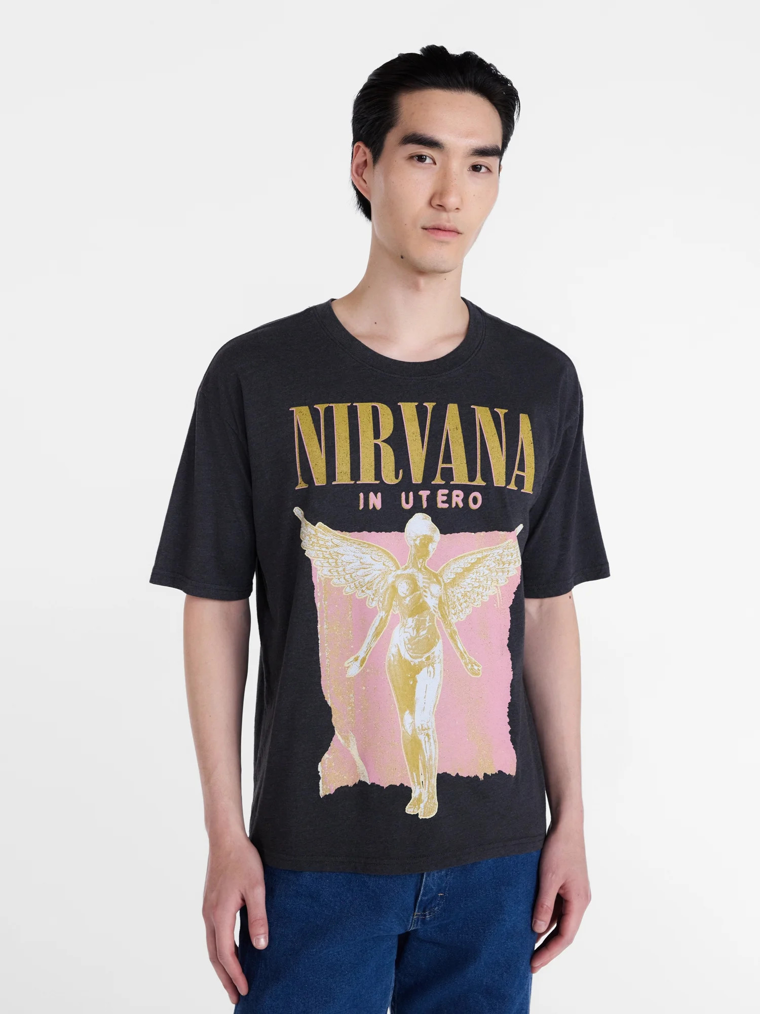 Nirvana Men's and Big Men's In Utero Graphic Tee with Short Sleeves, Sizes XS-5XL | Walmart (US)