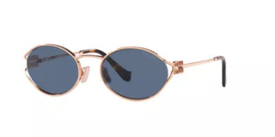 Miu Miu Women's MU 52YS Sunglasses, Blue, Medium | Belk