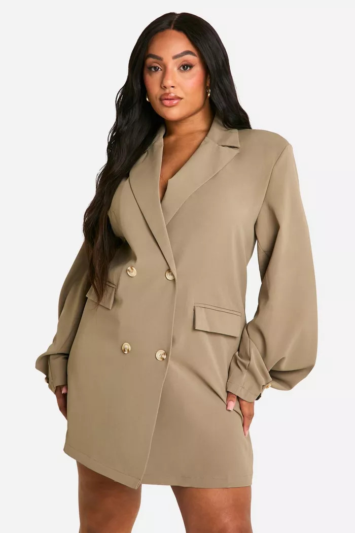 Plus Oversized Blazer Dress | boohoo (US & Canada)
