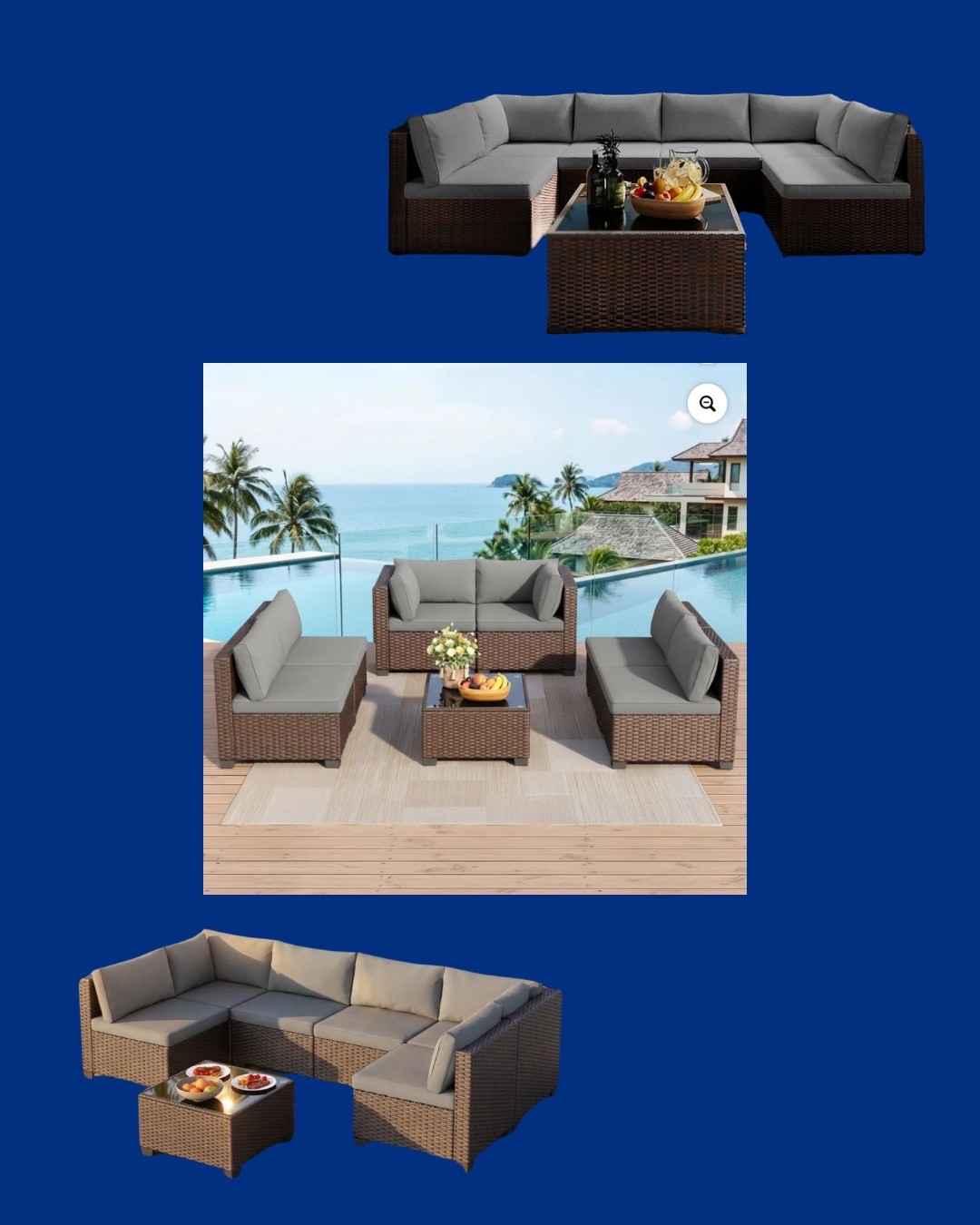 This patio set is under $270 and comes in different colors and has great reviews

#LTKHome #LTKSaleAlert #LTKSpringSale