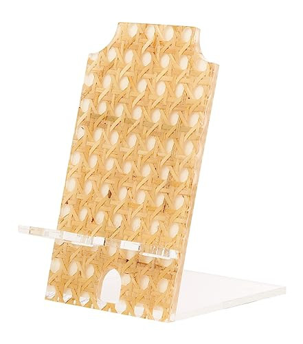 Lilly Pulitzer Decorative Acrylic Phone Stand, Phone Holder for Desk Cute, Clear Acrylic Stand for Cell Phones, Caning | Amazon (US)