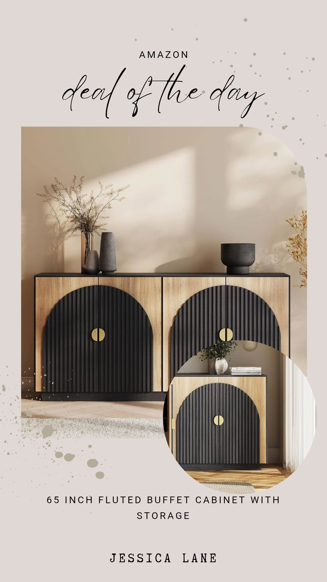 Maximize your storage with this 65-inch fluted buffet cabinet featuring a modern silhouette. The detailed texture and ample shelving make it a sophisticated focal point for any dining or living room.#homestyling #modernhome #furniturefinds #buffet

#LTKSaleAlert #LTKHome