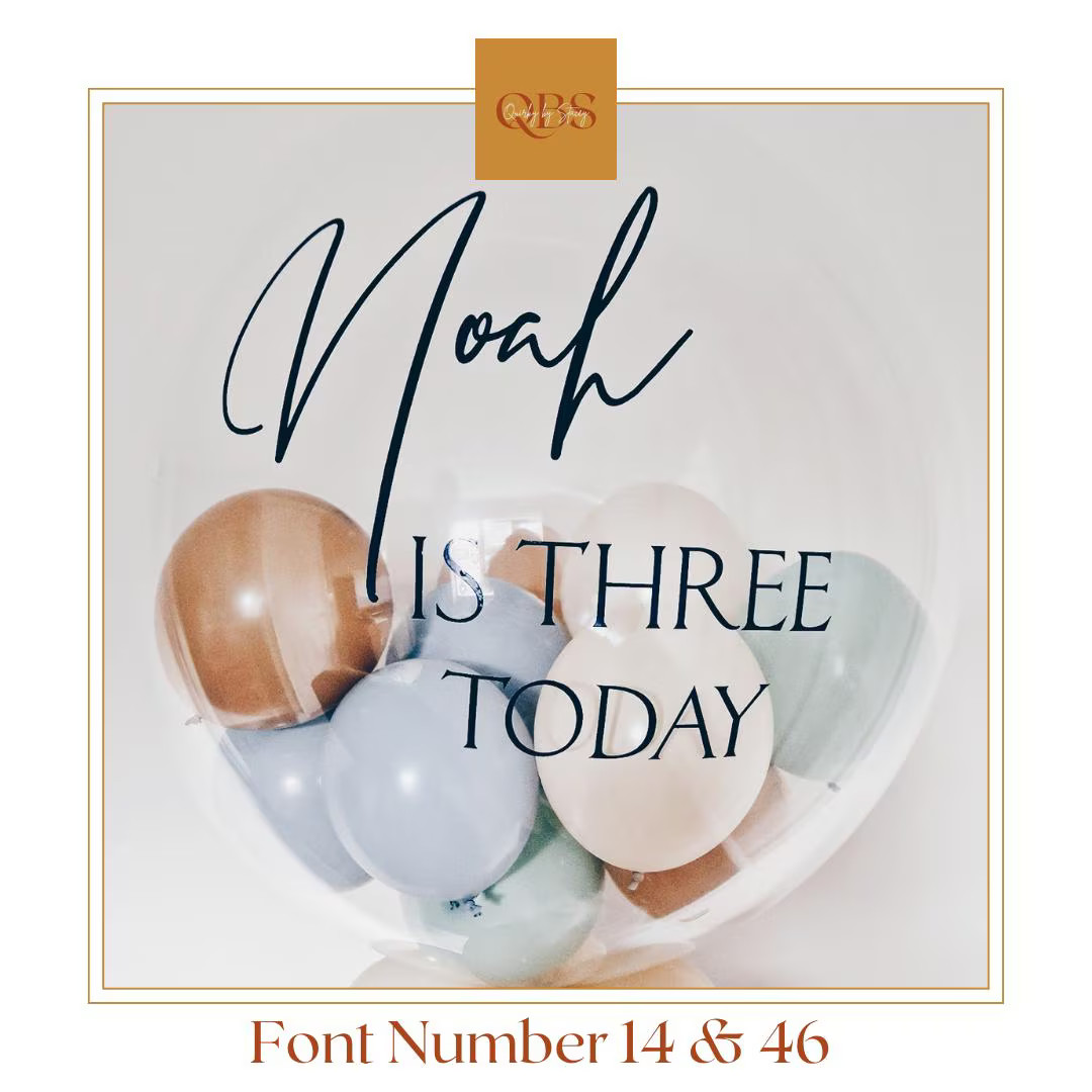 Personalised Decal Vinyl for 30/36 Inch Balloons or A3 Signage - Etsy | Etsy (US)