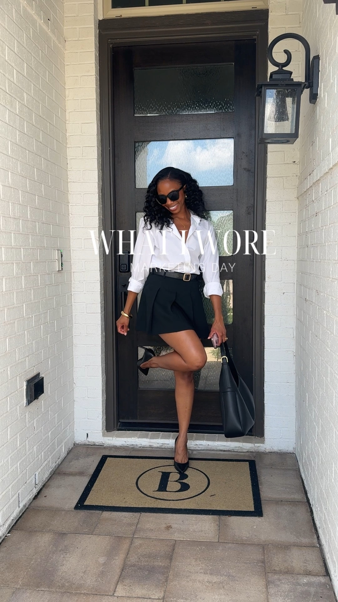 The category is: legs! ✨ Okay so I didn’t rewear my closet this go around because I’ve been picking up some closet staples. A white button up hates to see my coming and I scooped this one and my pleated skort from Uniqulo (I also have it in tan) I do have a quick disclaimer: After getting the skirt properly tailored it’s dangerously short so if that isn’t your jam or if you were blessed with more curves it’s gonna be a look a lil spicy! 🌶️ I personally love a mini moment though! 

PS- I’m gonna add prices to my posts now because I like to know how much something is before I decide if I love it or not. And also take the time to click a link lol (tell me I’m not alone in this lol)

Button Up: @uniqlousa - $39.90
Skirt: @uniqlousa - $39.90
Purse: @hm (sorry I got this a long time ago and I can’t find it anymore) 
Shoes: @ninewest (by way of Macy’s for the best price) - $65 (these are most comfortable shoes I’ve ever owned)

#LTKStyleTip #LTKWorkwear #LTKFindsUnder100