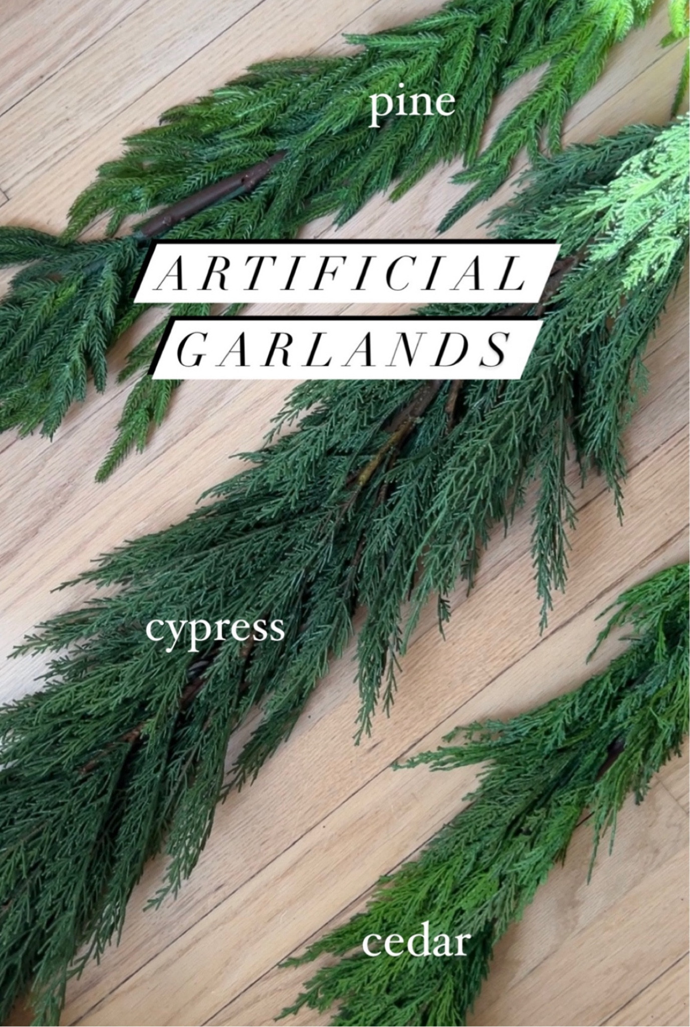 My favorite artificial garlands - faux holiday garlands - cedar garland, cypress garland, pine garland.🌲 #garland #holidaydecor 

#LTKSeasonal #LTKHoliday #LTKHome