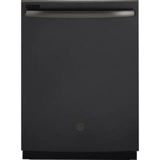 24 in. Fingerprint Resistant Black Slate Top Control Built-In Tall Tub Dishwasher with Steam Clea... | The Home Depot