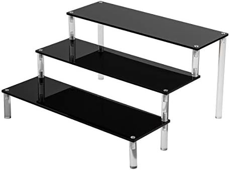 BYCY Black Acrylic Display Stand Perfume Display Stand, 3 Tier Desserts Holder,3 Tier Cupcake Dis... | Amazon (CA)