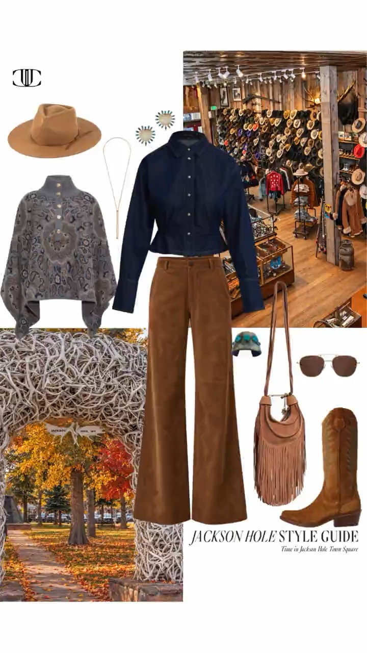 🏔️ Jackson Hole has been on my list forever, so naturally I started with the outfits.

In West Dressed, I’m sharing 10 chic Jackson Hole looks for everything I’d want to do on a fall getaway—from hiking and fly fishing to horseback riding, afternoons in town, cozy mornings by the fire, and a few really good dinners.

Think suede, boots, rich fall color, great jackets, and just enough Western influence to feel right for the setting without looking like a costume. Tap to shop all 10 looks and start planning your own trip out west. 🤎✨

#LTKStyle #JacksonHole #WesternStyle #FallFashion #TravelStyle #MountainChic #CowboyChic #FallOutfits #OutfitInspiration #LTKFinds

#LTKSeasonal #LTKOver40 #LTKTravel