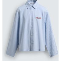 Zara - Striped Print Text Shirt - Striped - M - Man | Zara US