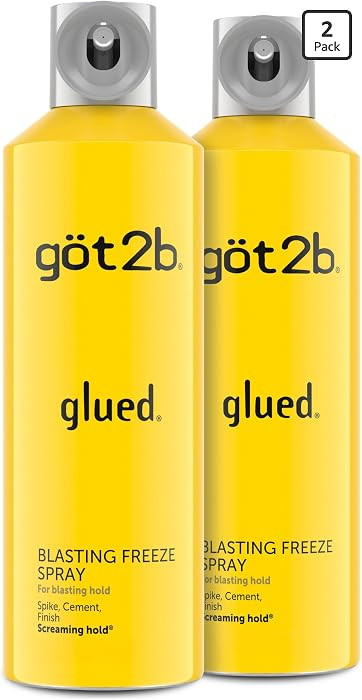 Got2b Glued Blasting Freeze Hairspray, 12 oz, Pack of 2 | Amazon (US)
