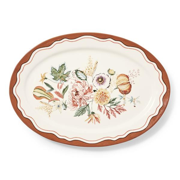 Sur La Table Fall Botanical Oval Platter | Sur La Table